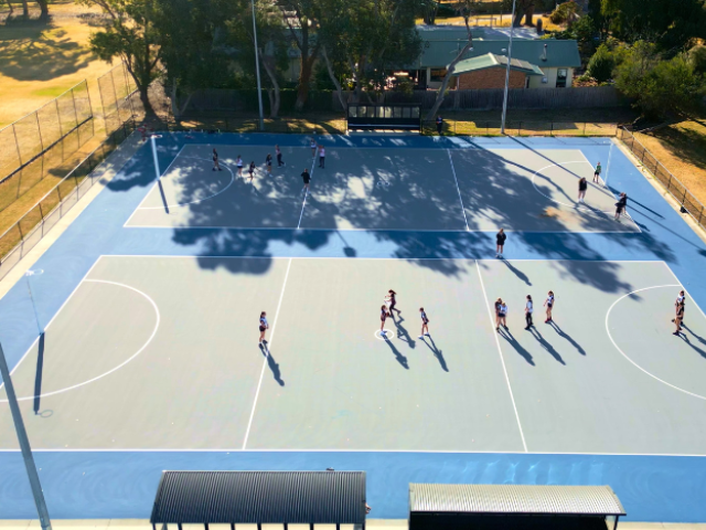 Australia's First Laykold® Courts with Recycled Paint